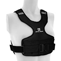 CAPITAL SPORTS Medusa Chaleco de musculación- material: tejido de nylon 1200D- bolsas de pesas con pesas de hierro- para…